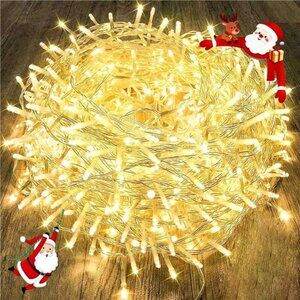88Ft LED String Lights 240 Warm White Fairy Lights Indoor Outdoor Christmas Deco